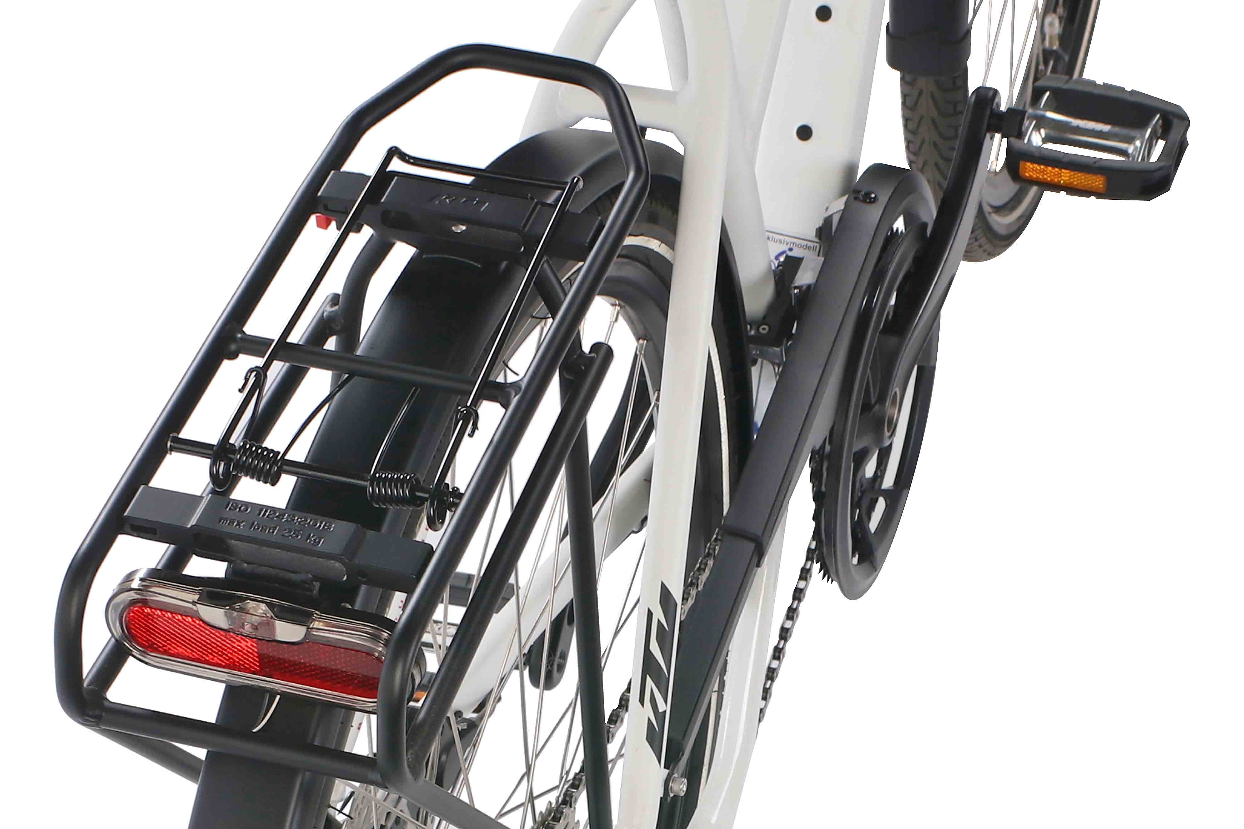 KTM Trekking Bike KTM Veneto Light Disc Women's Trapezoid White 2024, 30-speed Shimano Deore XT T8000-10 SGS shadow, derailleur gears