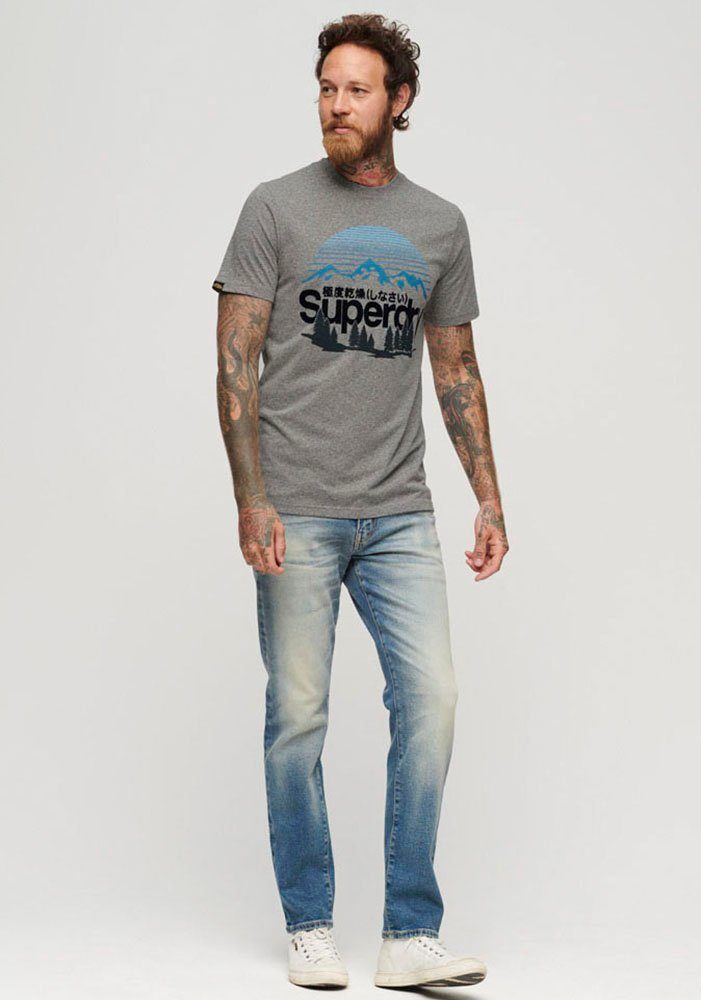 Superdry T-Shirt GREAT CL GRAPHIC OUTDOORS TEE