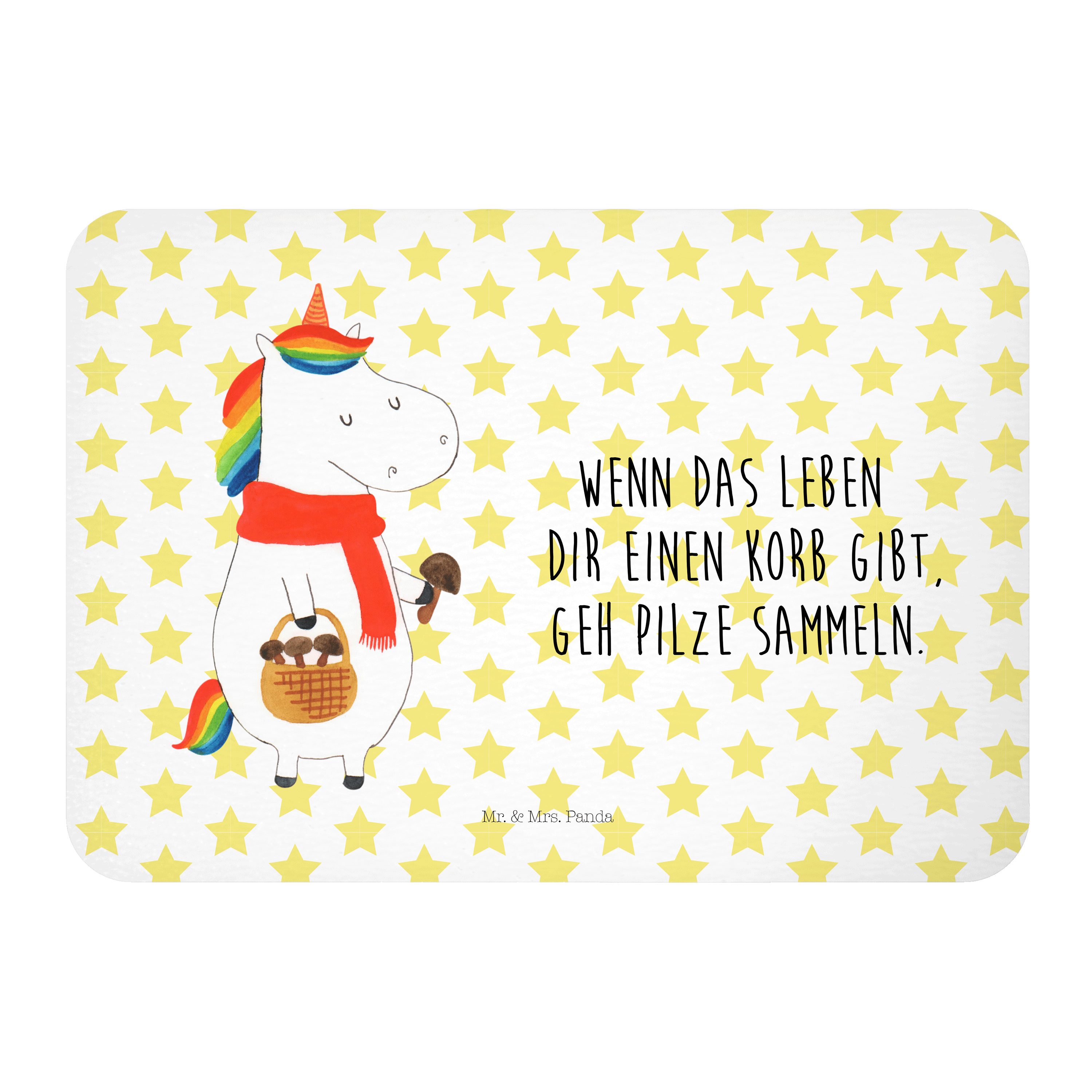 Mr. & Mrs. Panda »Einhorn Pilz Weiß Geschenk, Einhörner
