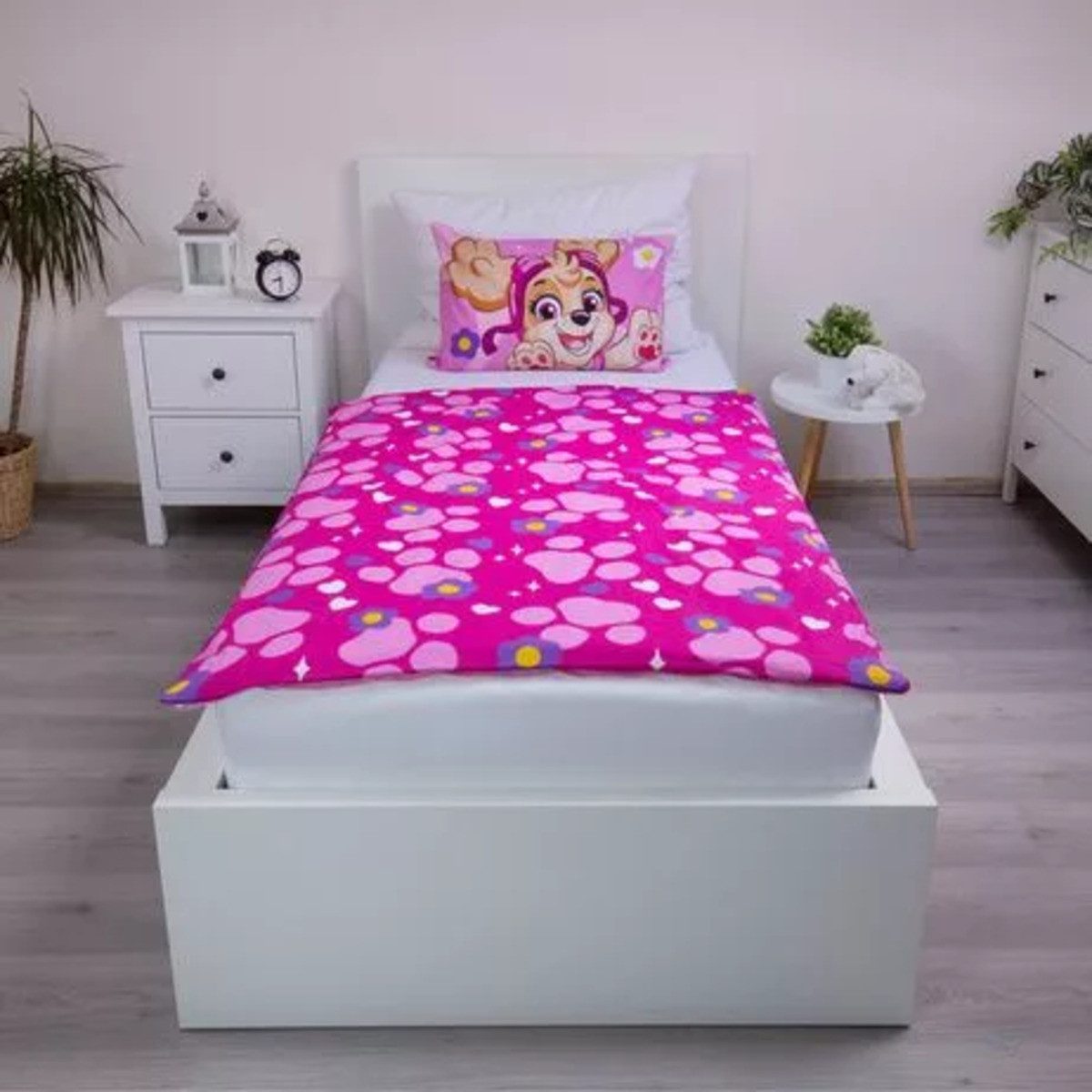PAW PATROL Kinderbettwäsche Paw Patrol Kinderbettwäsche 100x135cm Pawsome Set