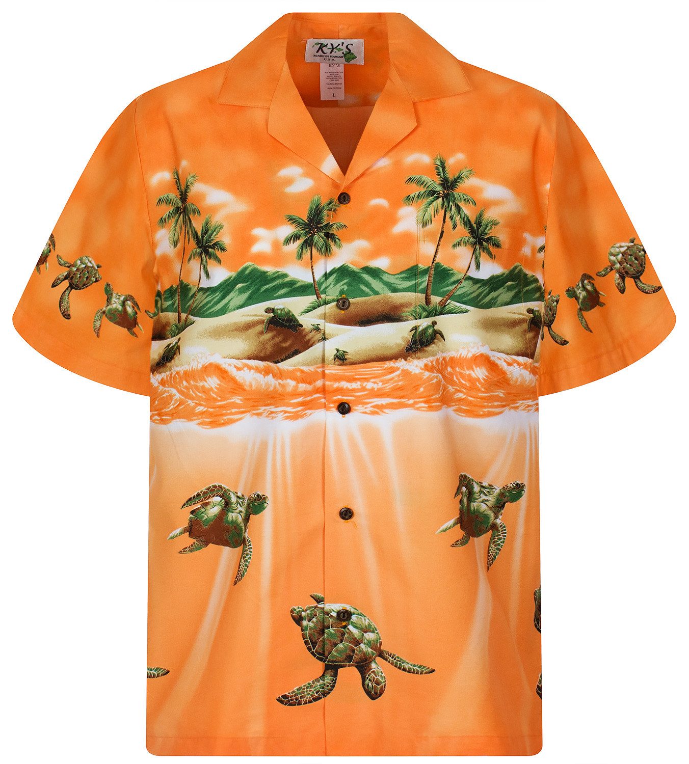 KY's Hawaiihemd Turtle Original Hawaiihemd mit günstig online kaufen
