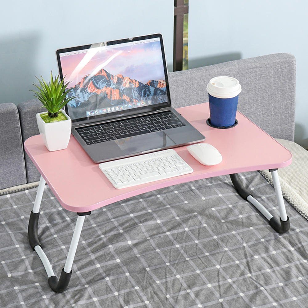 Insma Laptoptisch, Faltbarer Computertisch Schreibtisch mit  Tablet-Steckplätzen und Getränkehalter für Bett Couch Sofa Eckfenster  60*40*28cm online kaufen | OTTO