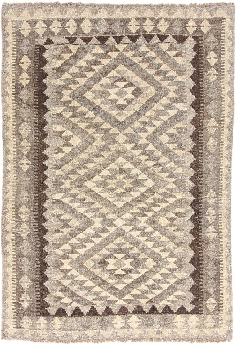 Orientteppich Kelim Afghan 122x178 Handgewebter Orientteppich, Nain Trading, rechteckig, Höhe: 3 mm