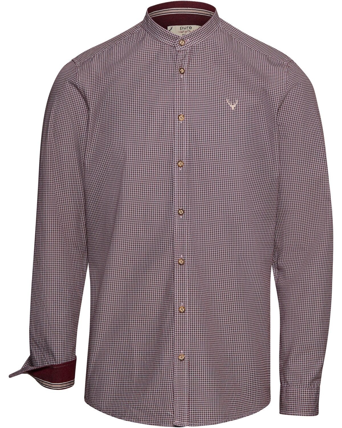 Pure Trachtenhemd Stehkragenhemd günstig online kaufen