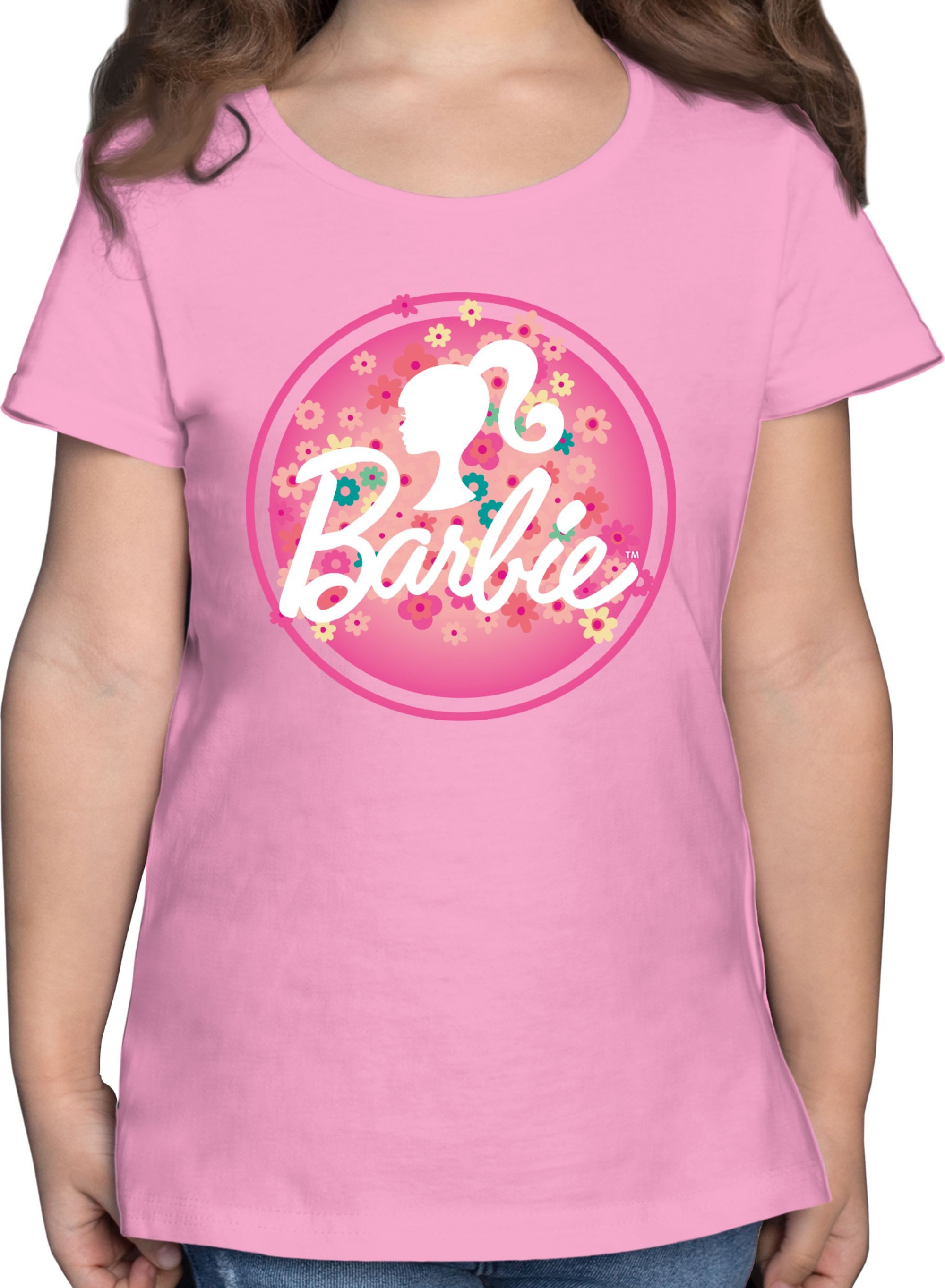 T-Shirt Barbie Logo Blumen