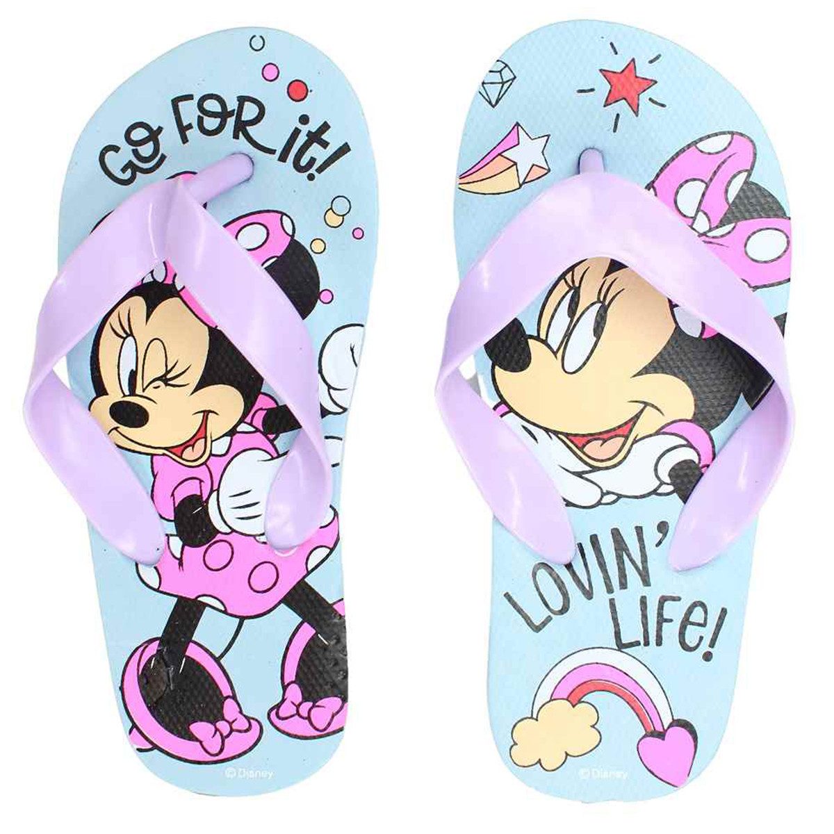 Disney Disney Minnie Maus Kinder Flip Flops Latschen Zehentrenner Gr. 25 bis 32