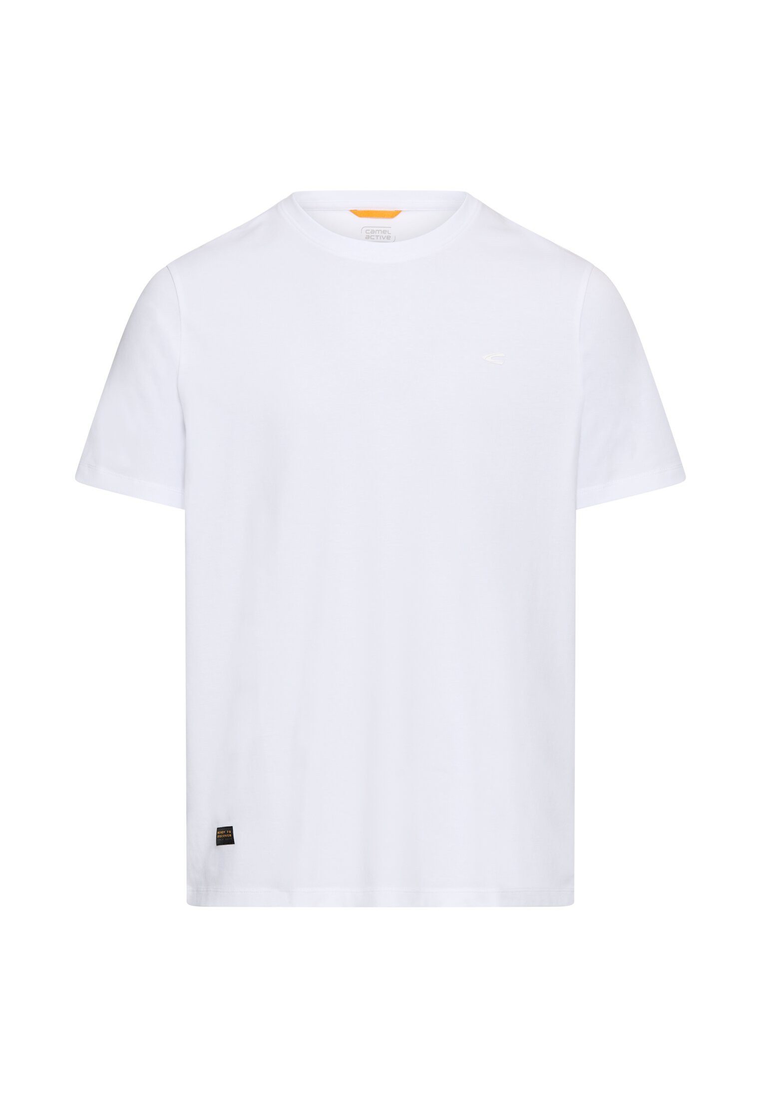 camel active T-Shirt mit Logo-Stickerei