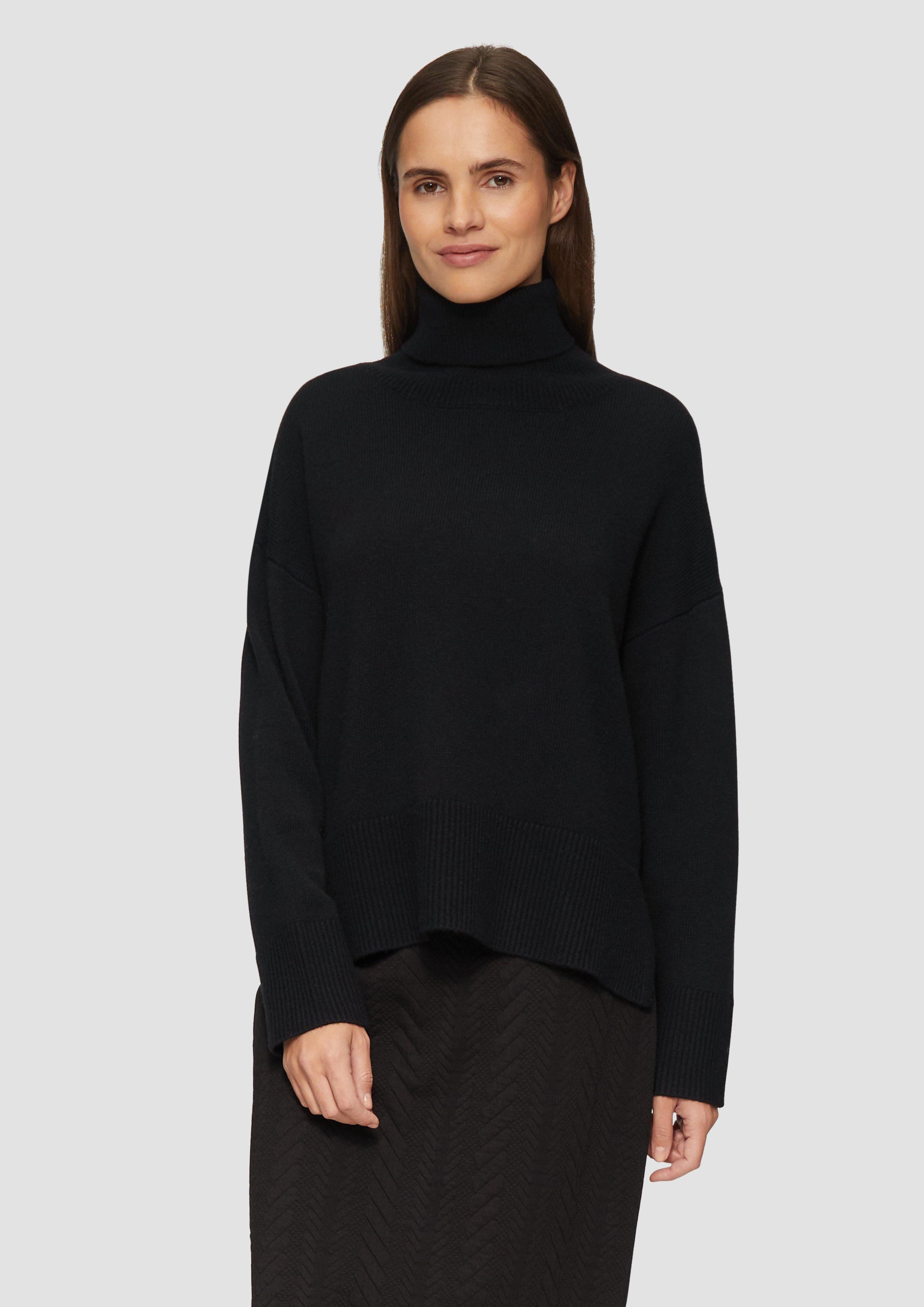 s.Oliver Strickpullover Lockerer Rollkragenpullover aus Kaschmirmix günstig online kaufen
