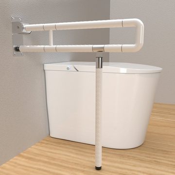 Randaco Haltegriff WC Stützgriff Toilette Aufstehhilfe Wandmontage Klappgriff Handgriff