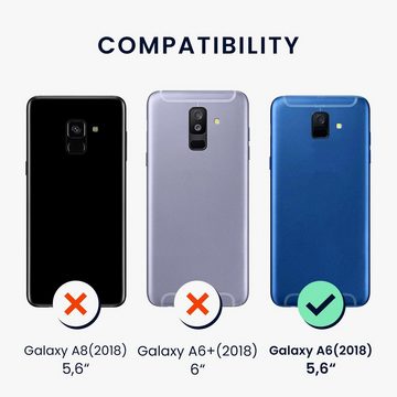 kwmobile Handyhülle Case für Samsung Galaxy A6 (2018), Hülle Silikon metallisch schimmernd - Handyhülle Cover