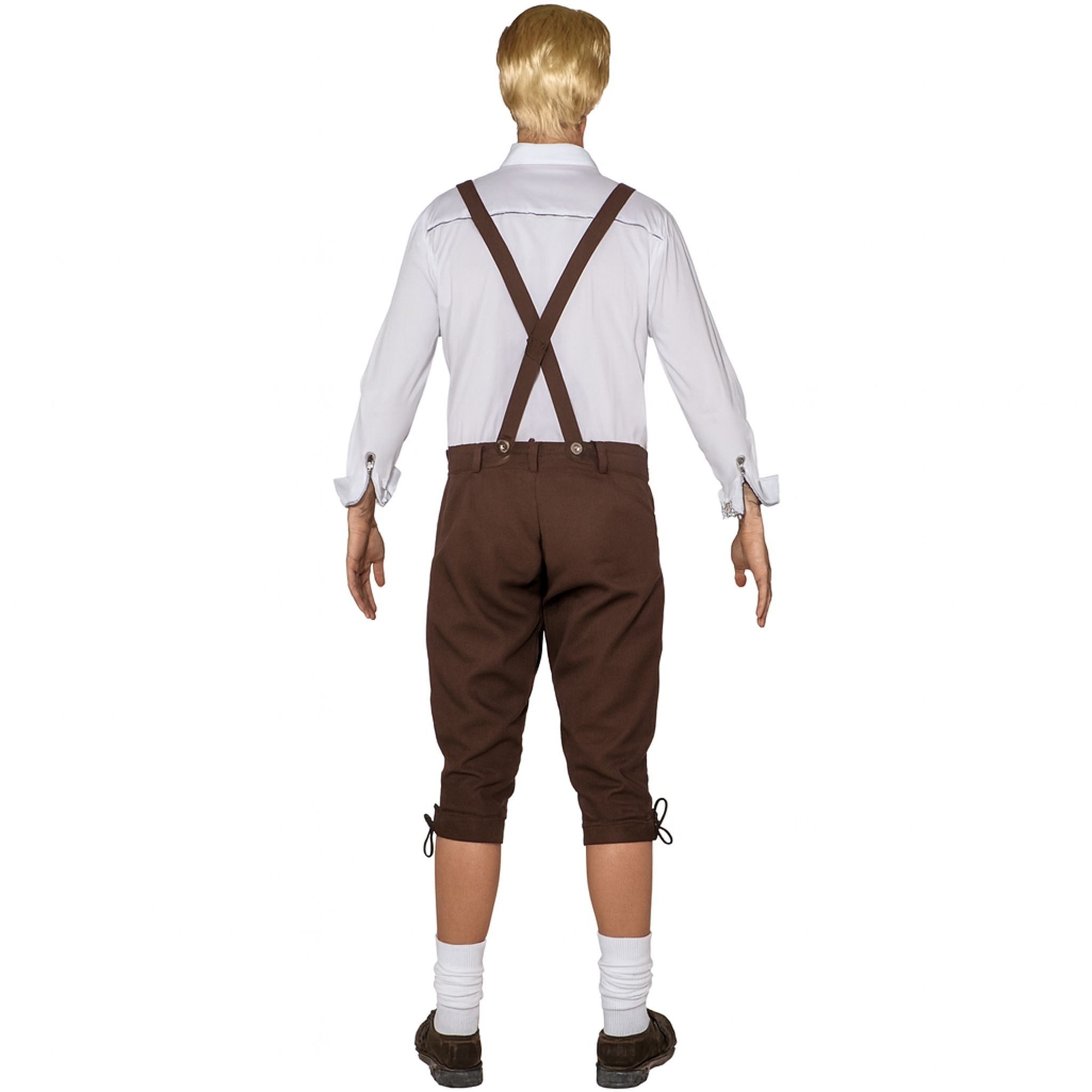 Orlob Trachten-Kostüm Braune Latzhose für Herren
