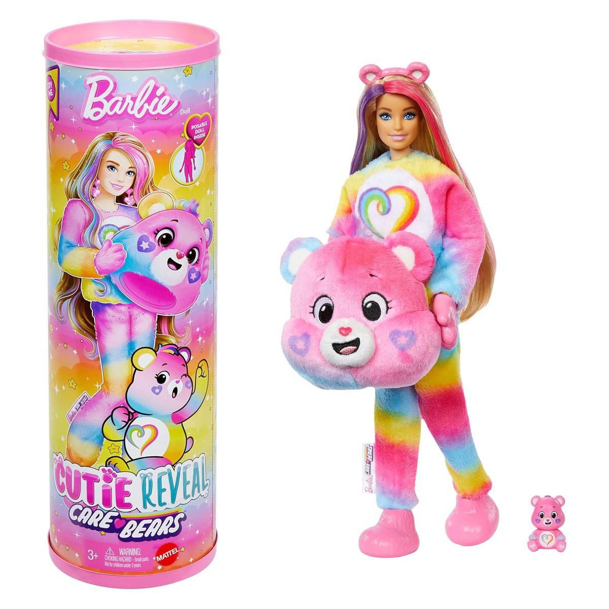 Mattel® Anziehpuppe Mattel JFV60 Barbie GlÃ¼cksbÃ¤rchi Puppe + Togetherness KostÃ¼m & 10 Ã