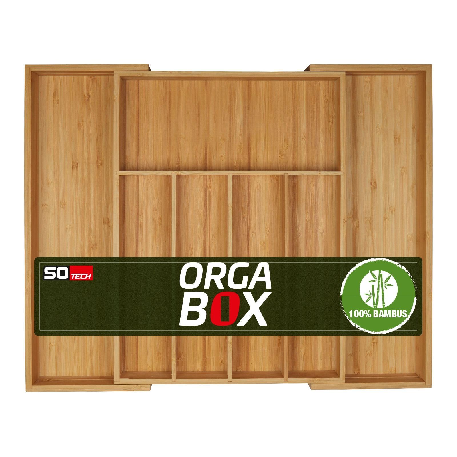 SO-TECH® Besteckeinsatz ORGA-BOX® III Universal Bambus Besteckkasten verste günstig online kaufen