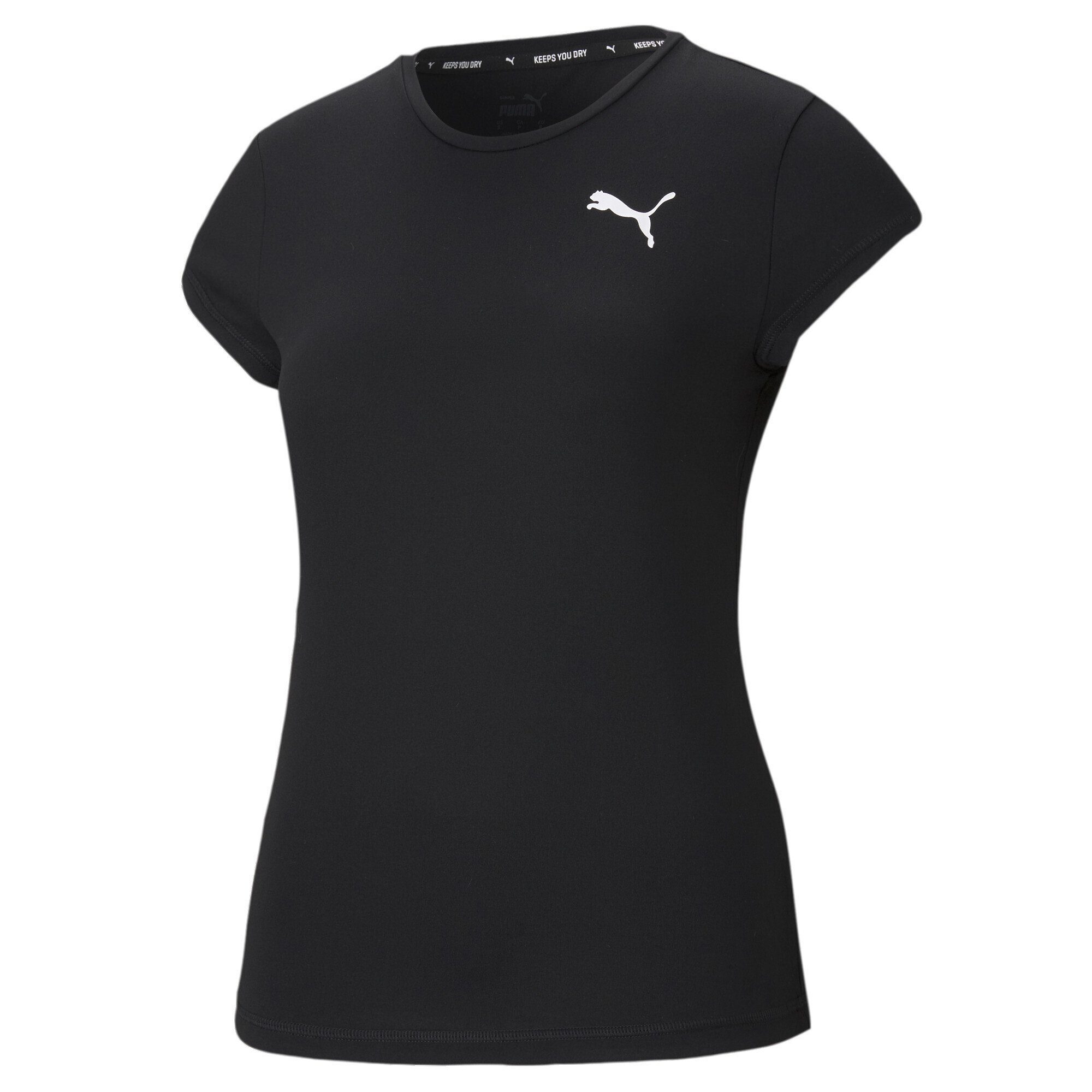 Damen T-Shirt T-Shirt PUMA Black Active