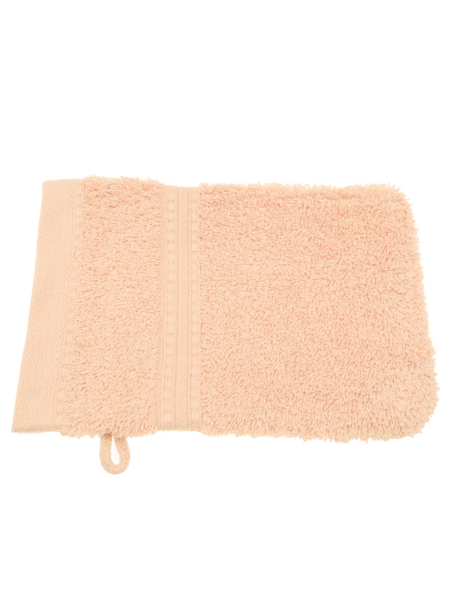Julie Julsen Handtuch 1-Handtuch-Pastell Rosa-Waschhandschuh 15 x 21 cm, Bio-Baumwolle (1-St)