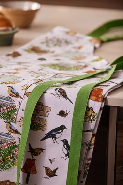Ulster Weavers Kochschürze Garden Birds, (Set, 1-tlg., Set), Küchenschürze Nackenband aufgesetzte Tasche ca.70x95cm Baumwolle