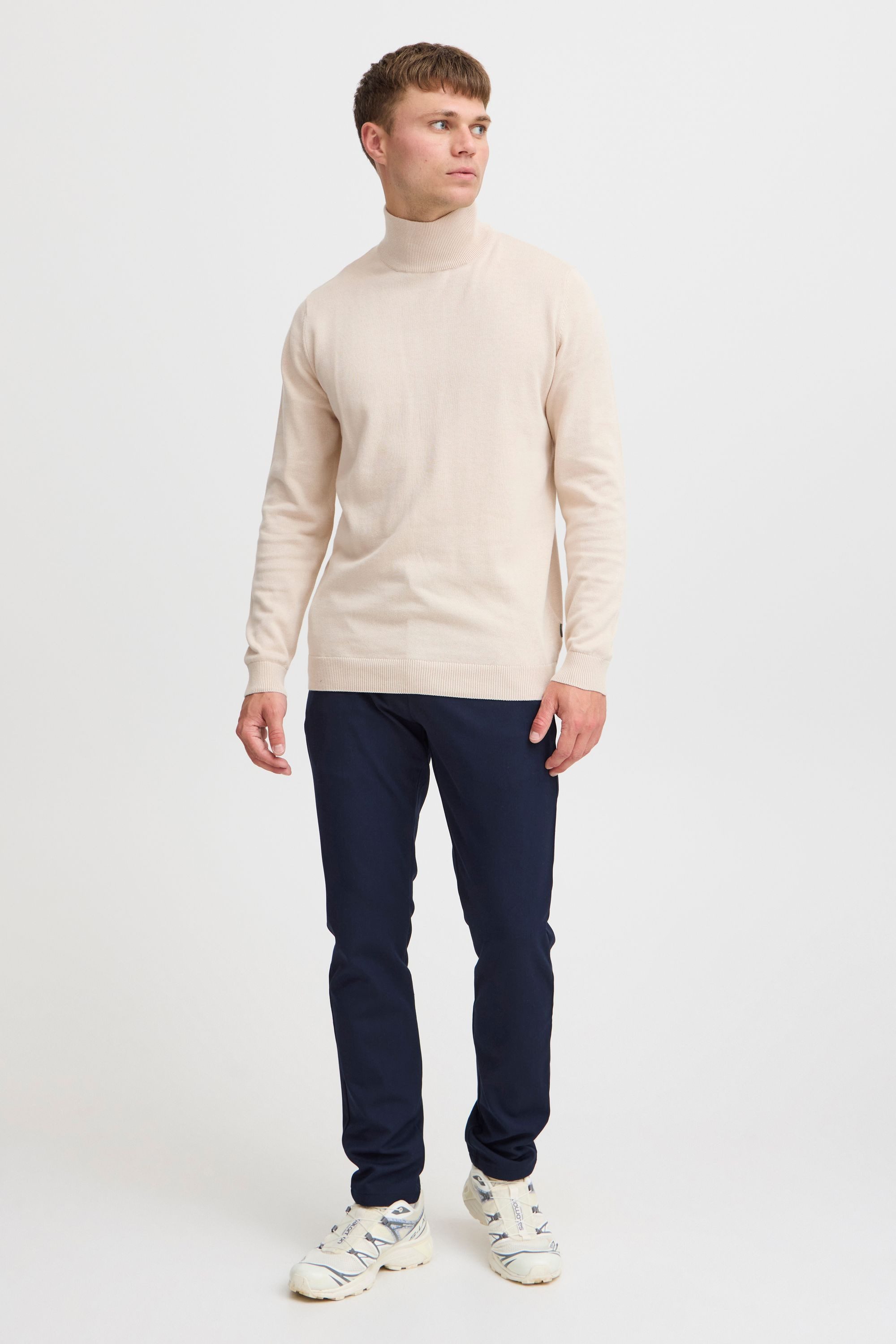 !Solid Rollkragenpullover SDAgrio Rollkragenpulli mit abgesetztem Strickmus günstig online kaufen