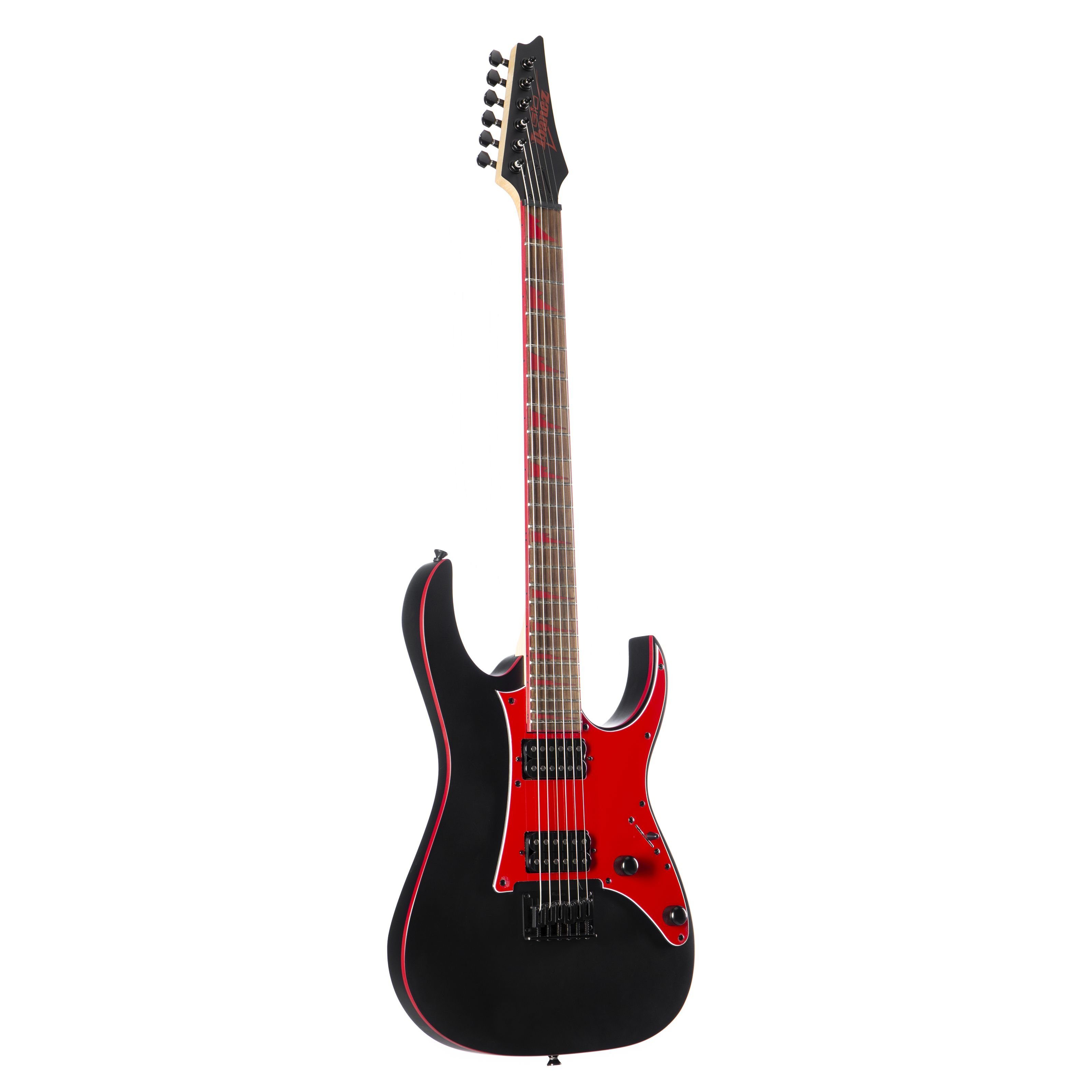 Ibanez E-Gitarre, Gio GRG131DX-BKF Black Flat, Gio GRG131DX-BKF Black Flat - E-Gitarre