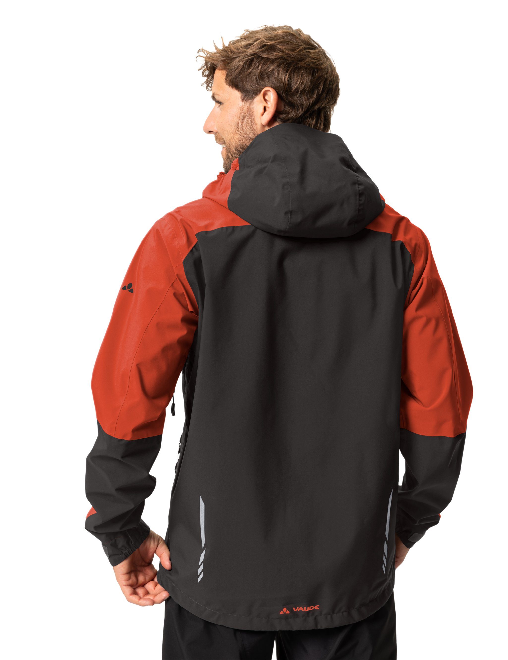 Rain Klimaneutral glowing Men's (1-St) kompensiert Moab VAUDE Outdoorjacke red Jacket