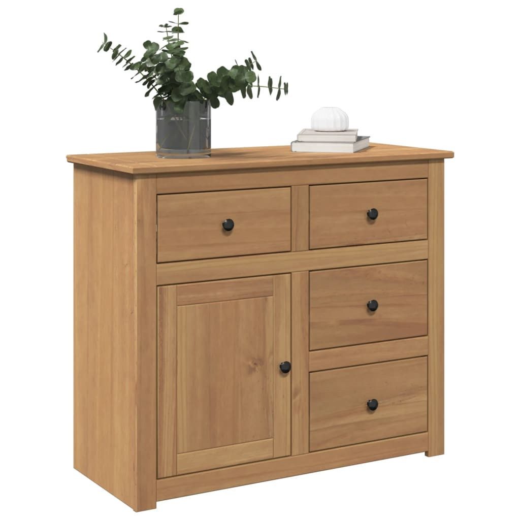 vidaXL Sideboard Sideboard mit Schubladen PANAMA 93x40x80 cm Massivholz Kiefer