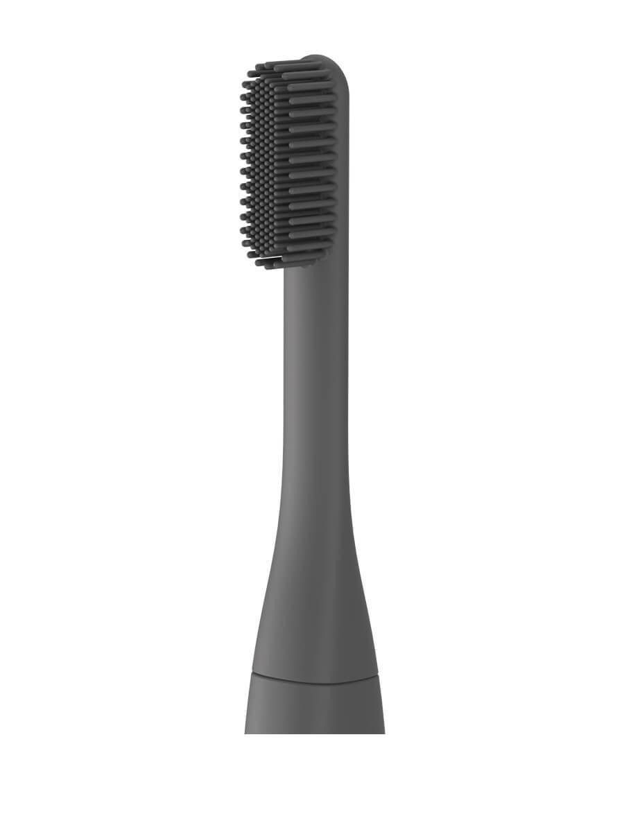 PomaBrush Aufsteckbürsten PomaBrush Nylon Bürstenköpfe, Ersatzbürstenkopf-Set, 2 Silikon-Ersatzbürstenköpfe, Aus medizinischem Silikon, antimikrobielle Silikonborsten
