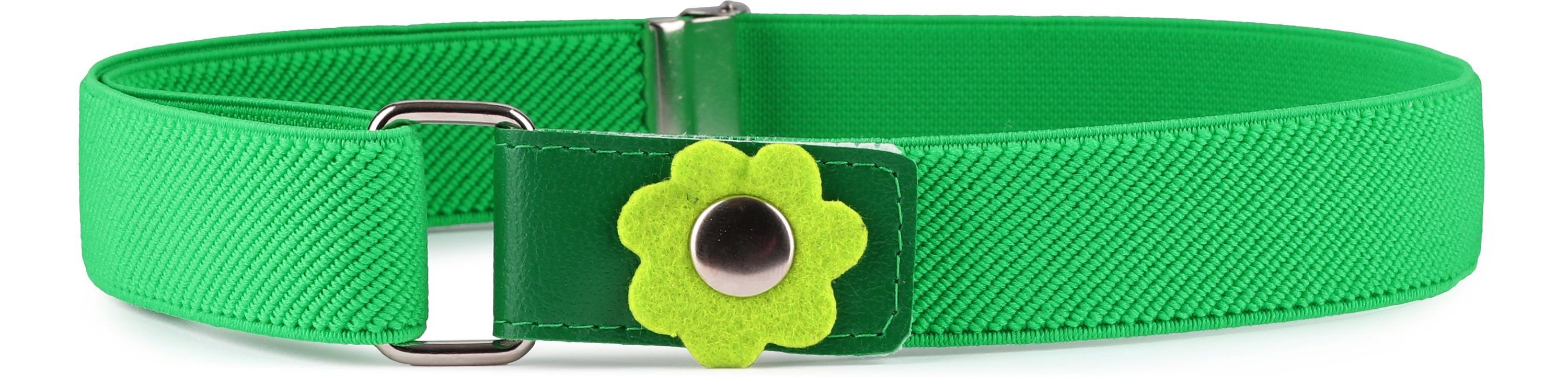 Ladeheid Stoffgürtel Mädchen Gürtel Elastik-Gürtel 1-6 Jahre 34-65 cm P15K (1-St)