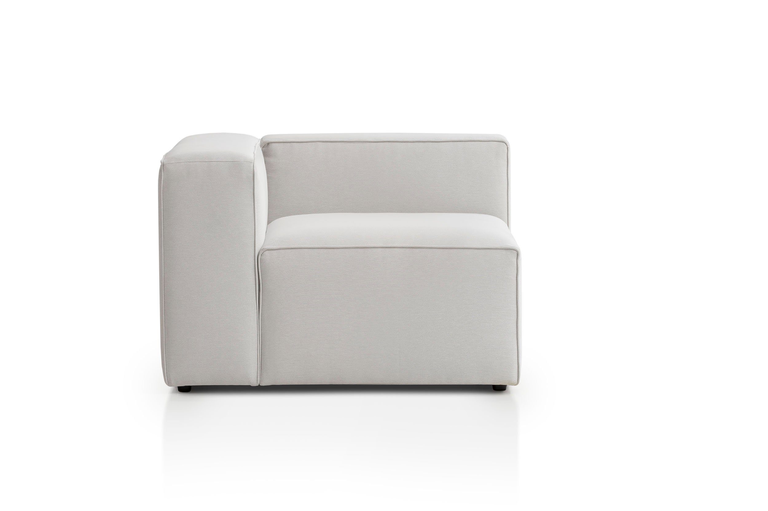 XDREAM Sofa-Eckelement Milos, als Modul oder separat verwendbar (1 St., individuell kombinierbar), individuell kombinierbare Wohnlandschaft, skandinavisches Design