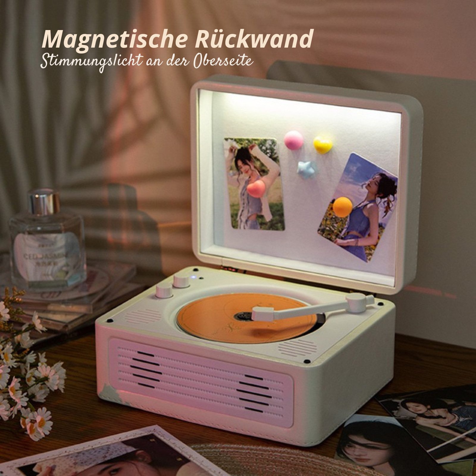 Tekoo Tragbarer CD-Player, Bluetooth 5.4 mit Akku & Stereo Lautsprecher CD-Player (Bluetooth, 0 GB Festplatte, 2-Wege-Bluetooth 5.4 (Sender/Empfänger), 3000 mAh Akku)