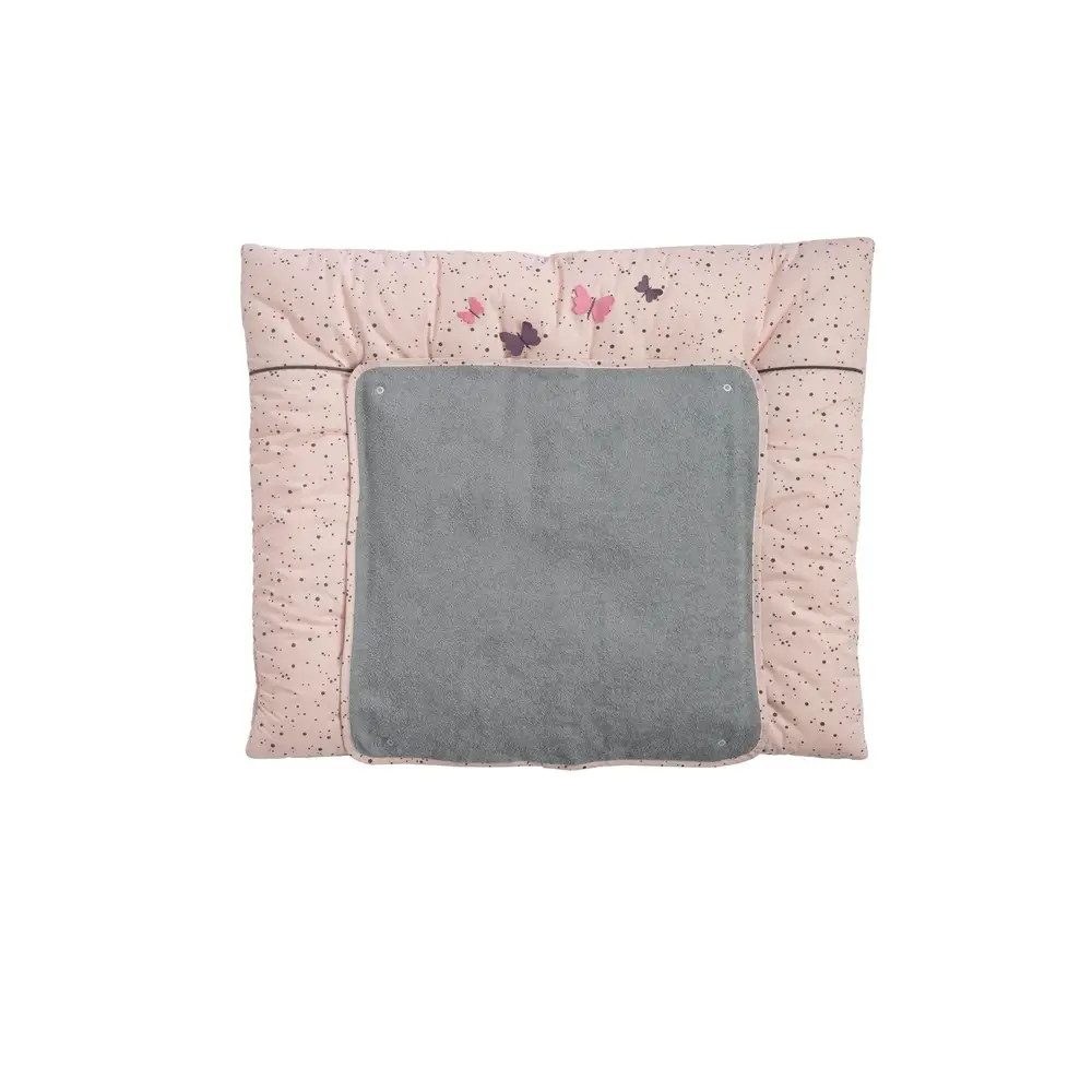 Be Be's Collection Wickelauflage 3D Schmetterlinge rosa Wickelunterlage groß 85 x 70 cm
