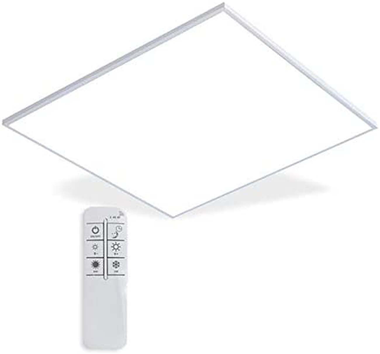 TEUTO Licht LED Panel LED 2700-6500K, LED Tageslichtweiß, LED Fernbedienung, 3800lm, LED Warmweiß, LED integriert, Einlegeleuchte Neutralweiß, Deckenleuchte, Deckenlampe, 62cm, fest mit Panel 42W, dimmbar