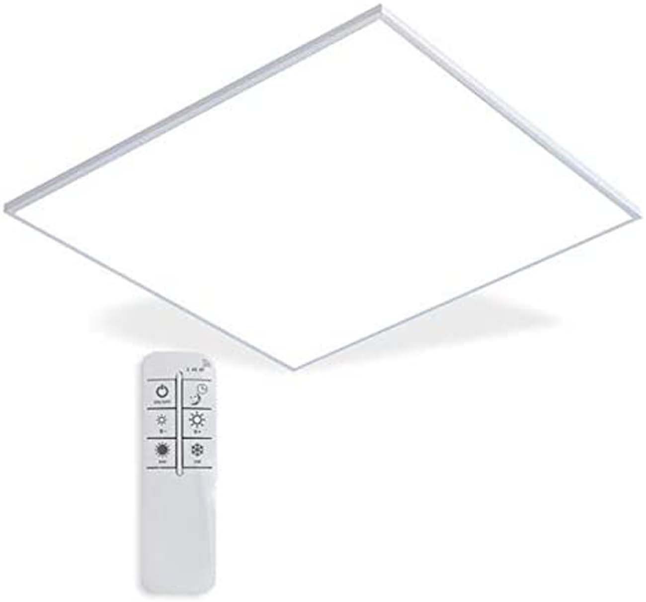 TEUTO Licht LED Panel LED Panel 62cm, mit Fernbedienung, dimmbar, 42W, 2700-6500K, 3800lm, LED fest integriert, Tageslichtweiß, Warmweiß, Neutralweiß, LED Deckenleuchte