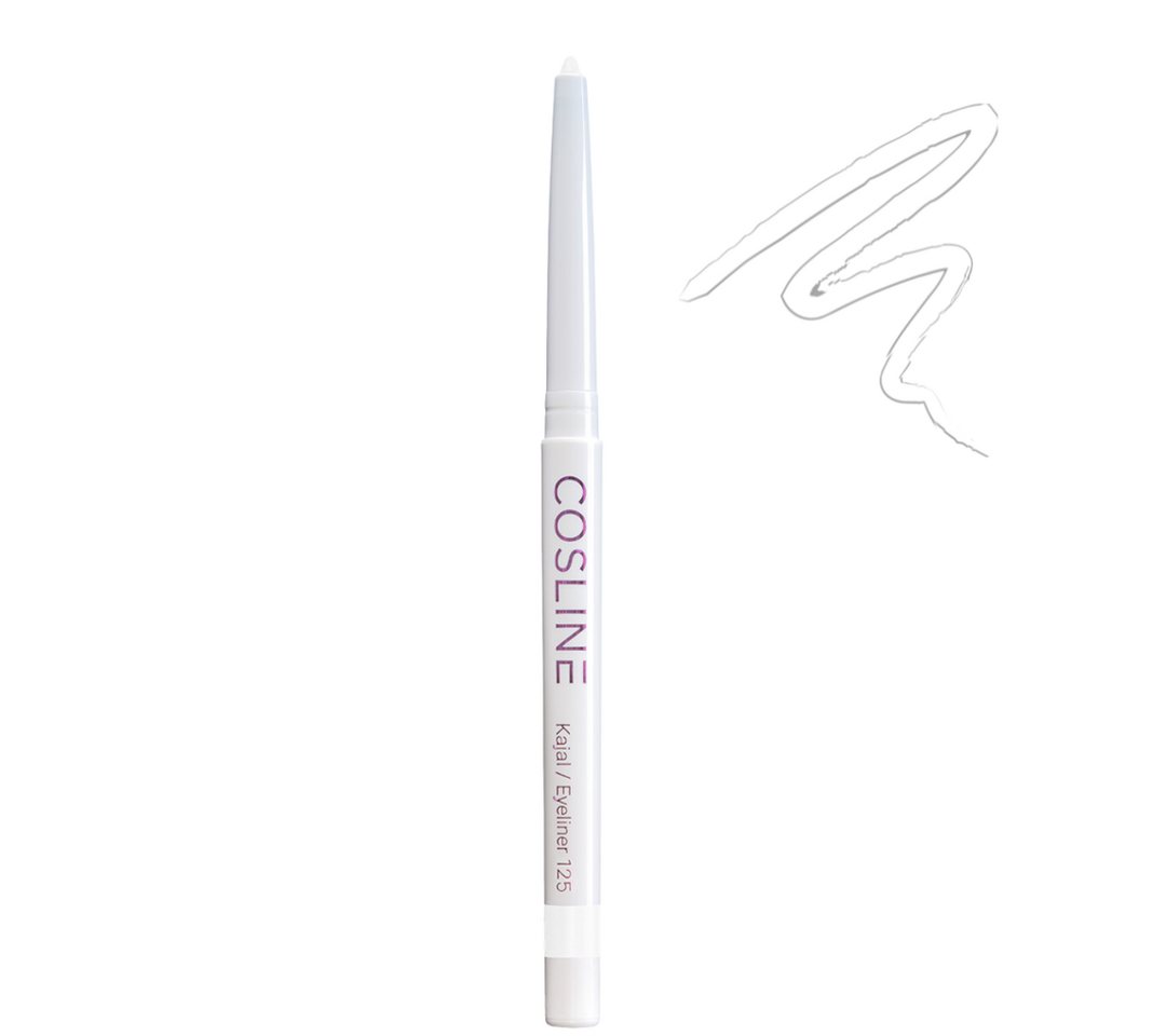 Cosline Cosmetics Kajal wasserfest, langanhaltend, cremig, 25 Farben, intensive Pigmentierung