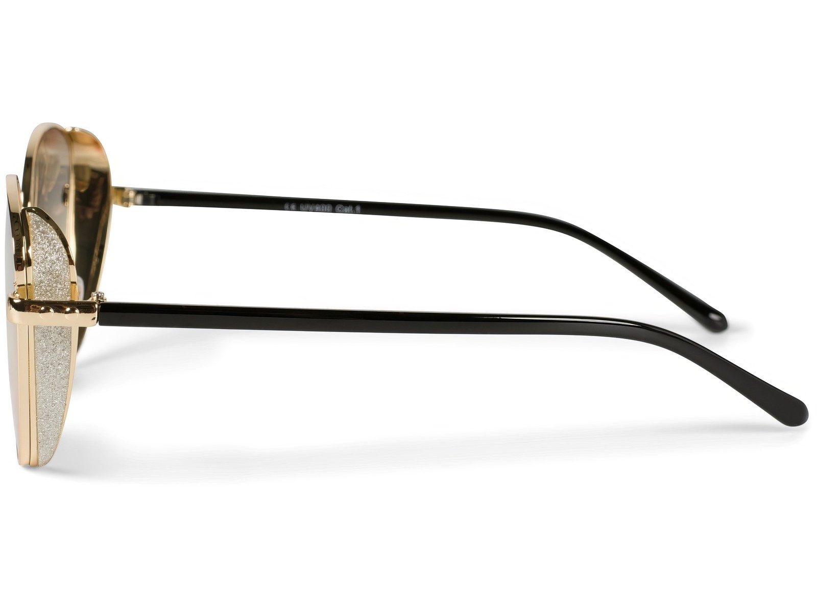 styleBREAKER Sonnenbrille Cateye Sonnenbrille mit Glitzer Side Shield (1-St) Gradient