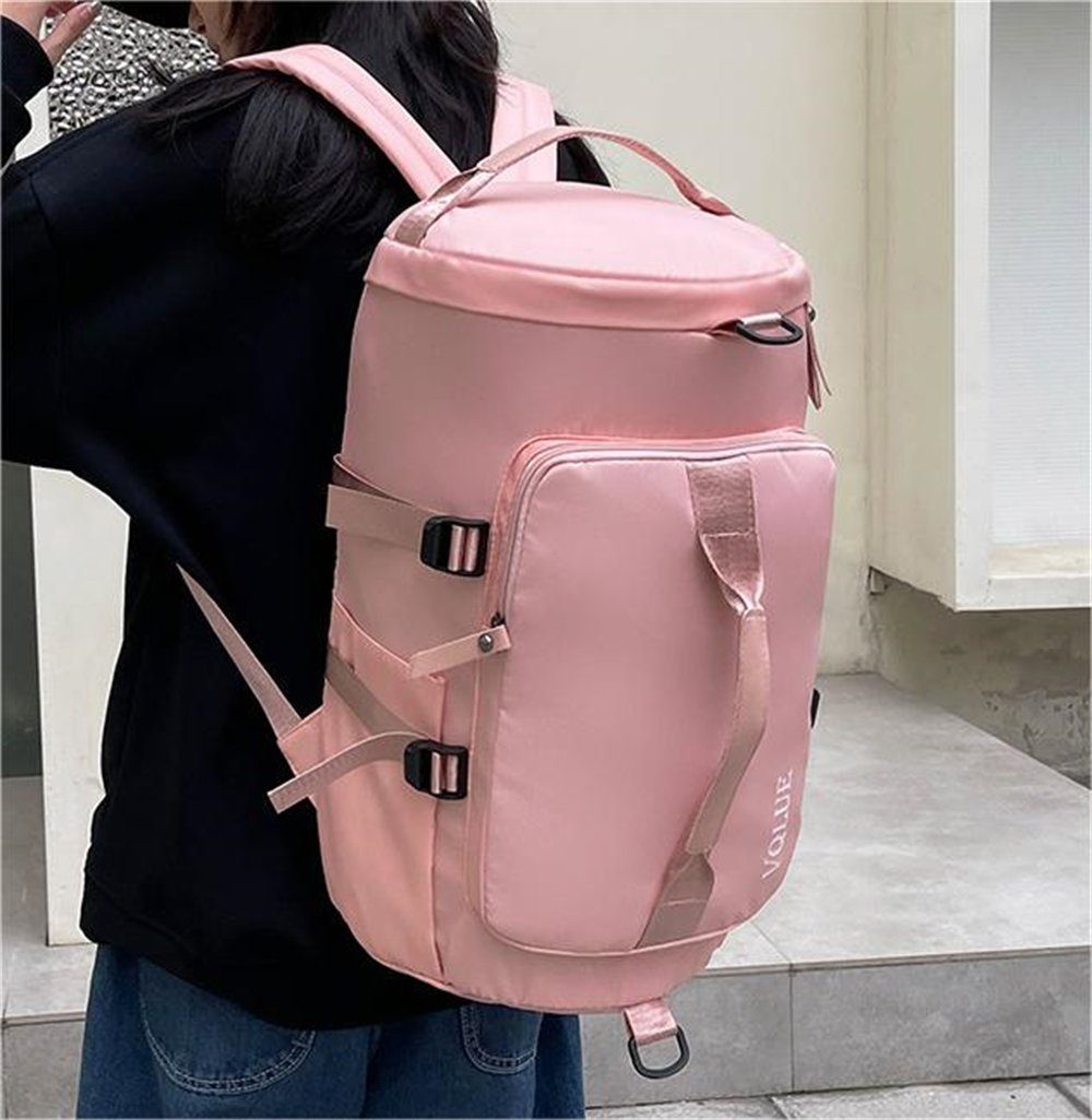 Rouemi Sporttasche Damen Reisetasche mit Kapazität, großer Rosa Sporttasche multifunktionale