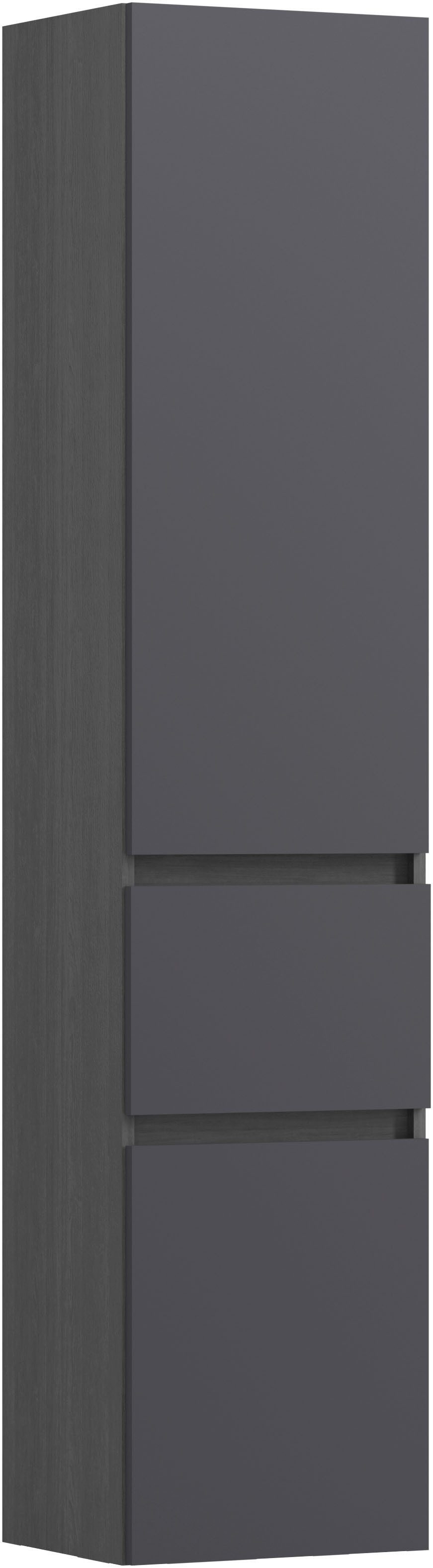 OTTO home Seitenschrank BOZEN, Seitenschrank 40 cm (Badezimmerschrank, Badschrank, Stauraum, Badmöbel, Schrank) griffloses Design, Maße (B/T/H): 40/35/180 cm