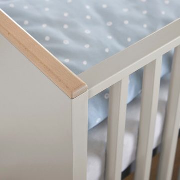 PAIDI Babybett Fiene, 4-fach höhenverstellbar, mit Airwell® Comfort Federleistenrost