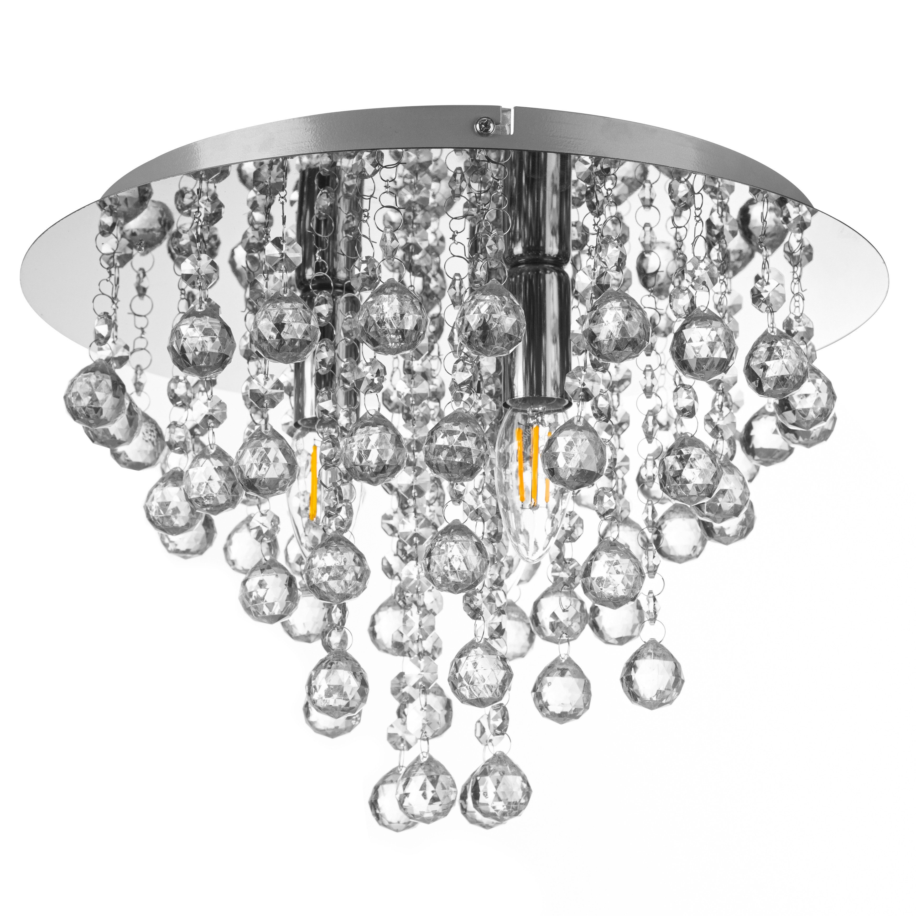 NOWA Deckenleuchte LONDON, ohne Leuchtmittel, Deckenlampe Wohnzimmer-Leuchte Schlafzimmer-Leuchte Flur Küche