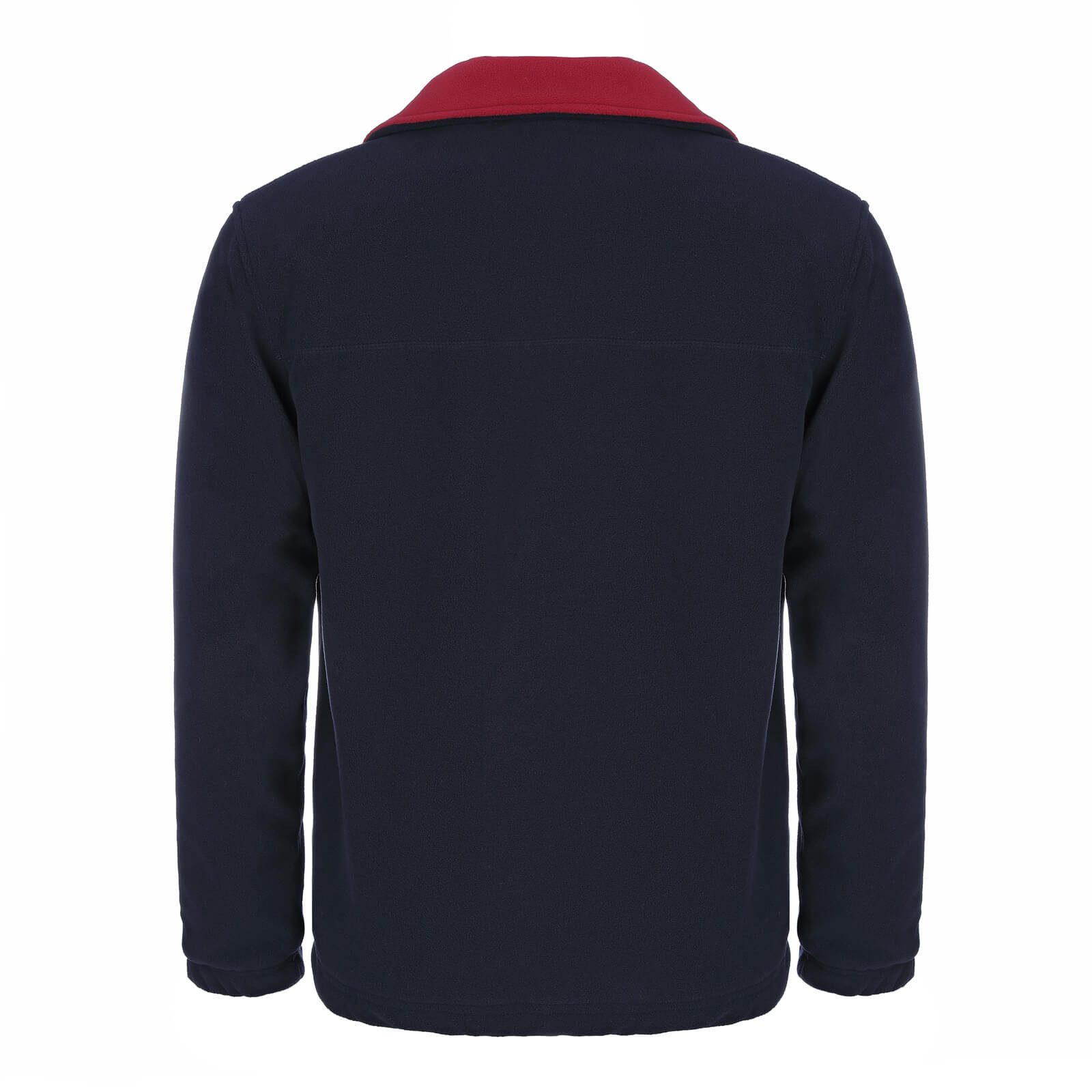 Blue Wave Fleecejacke Herren Jacke Knut mit Futter - Übergangsjacke Fleece Stehkragen (1-St) Windfestes Tafetta-Innenfutter, Kordelzug am Saumbund, Seitentasche – Bild 3 von 3