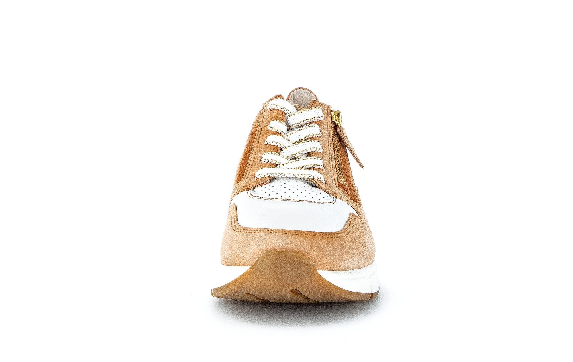 Gabor Sneaker 34) (weiss/caramel/ Braun