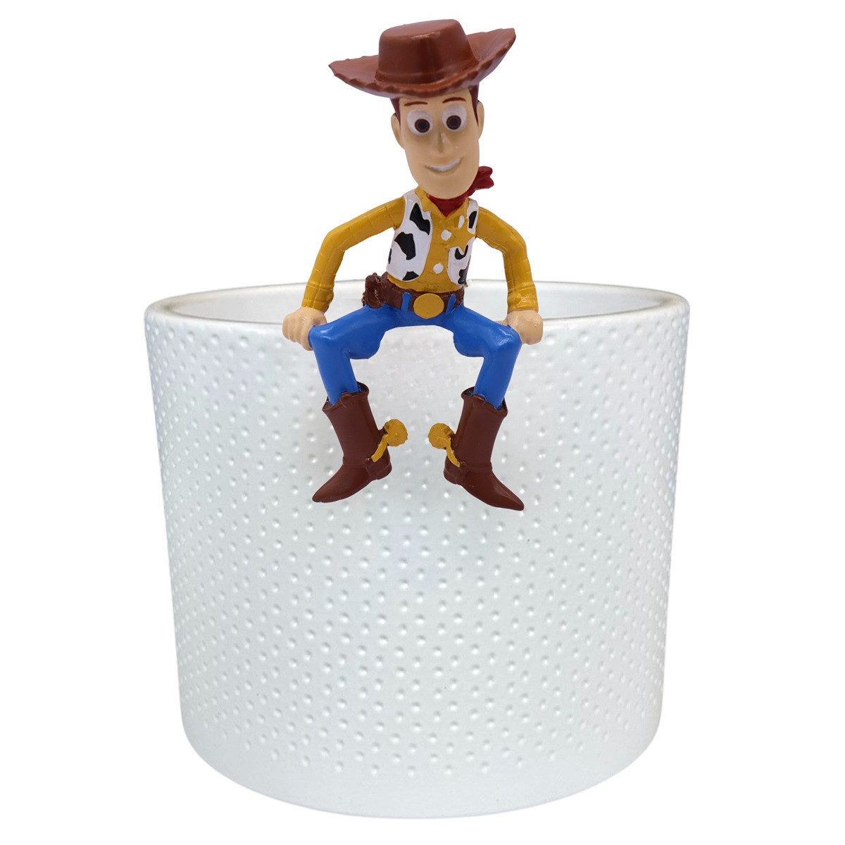 Disney Gartenfigur Blumentopf Deko Anhänger Woody Toy Story Pot Buddy 10cm aus Polyresin