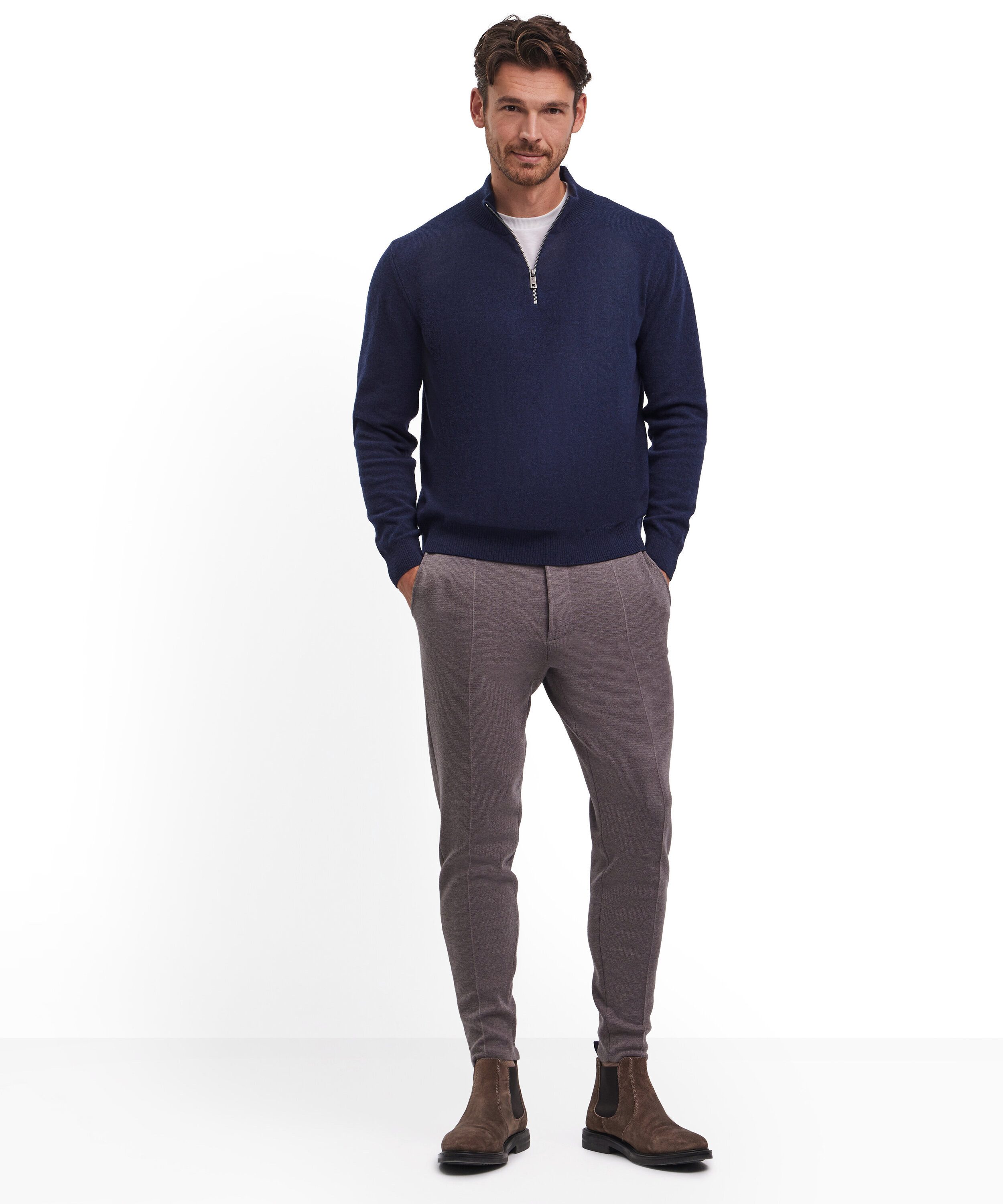 FALKE Strickpullover Pure Lambswool Pullover aus extrafeiner Lambswool (1-tlg) aus extrafeiner Lambswool