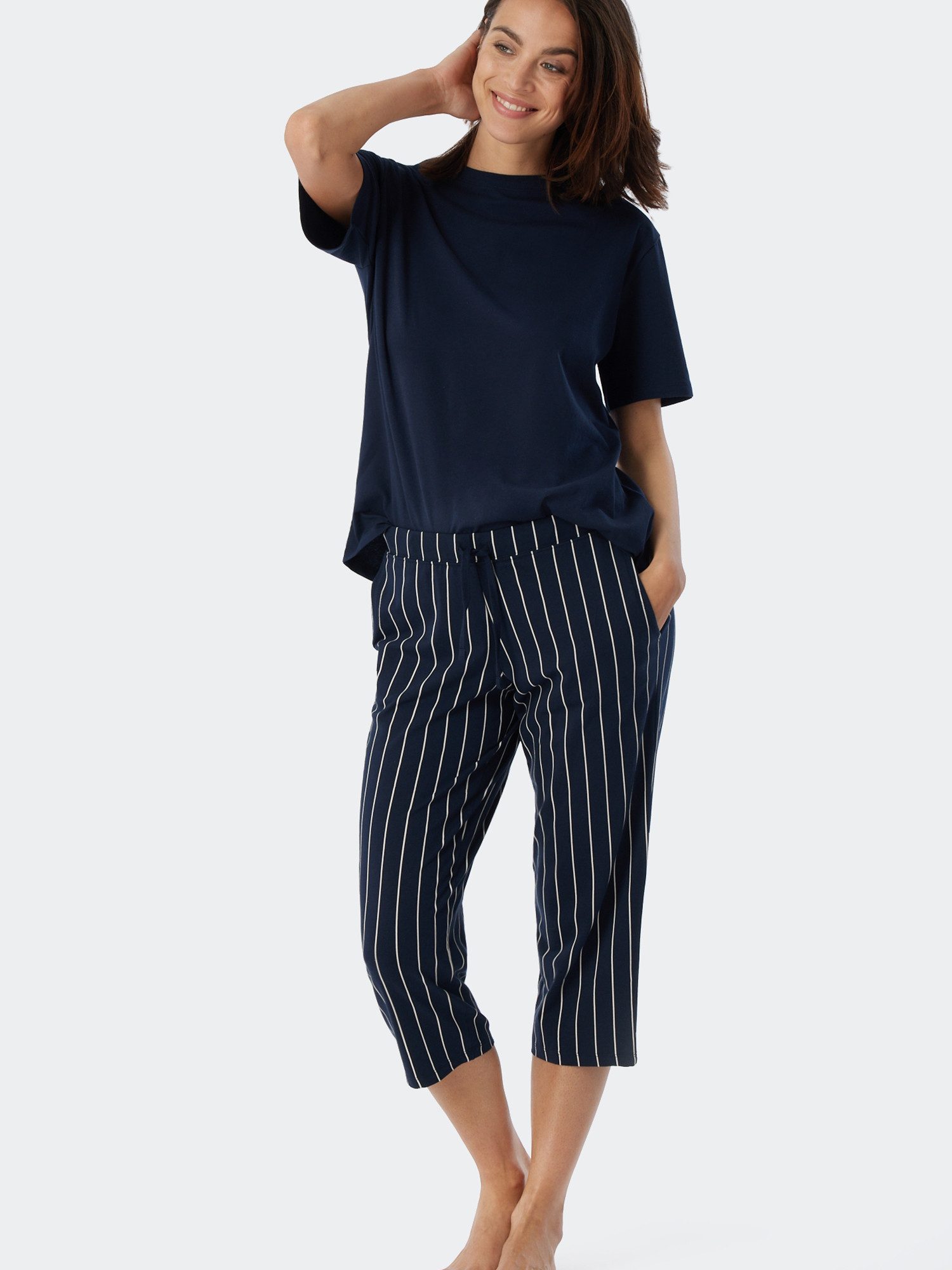 Schiesser Pyjamahose Mix & Relax 3/4 günstig online kaufen
