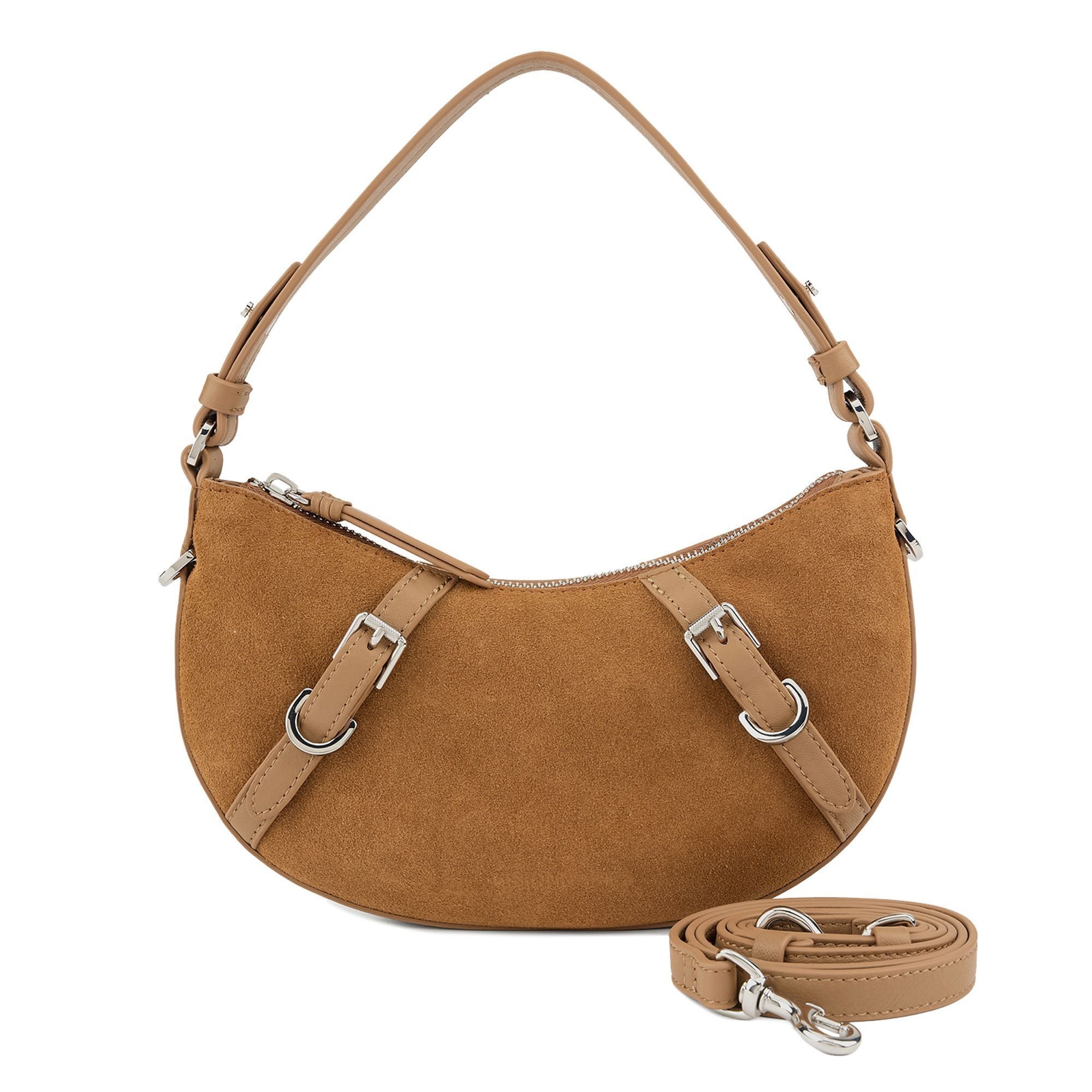 Les Visionnaires Schultertasche Enya, Leder