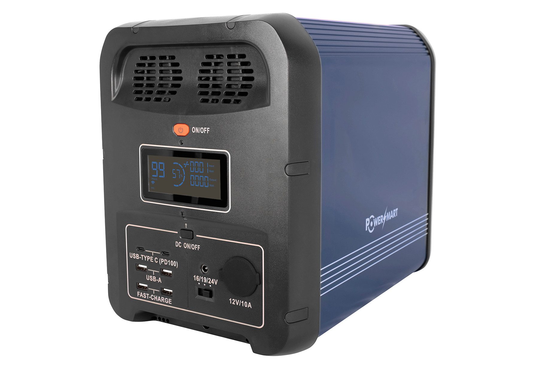 PowerSmart Stromerzeuger PT12F0803U.15F, (Tragbare 1200W Powerstation mit 1152Wh LiFePO4 Akku für Camping und Outdoor Aktivitäten, mit USV Funktion, Solargenerator für Notstromversorgung, 1-tlg)