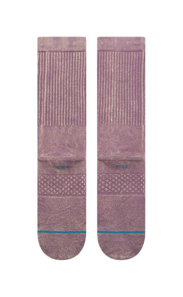 Stance Socken Tagessocke Icon Dyed Crew plum - 1 Paar