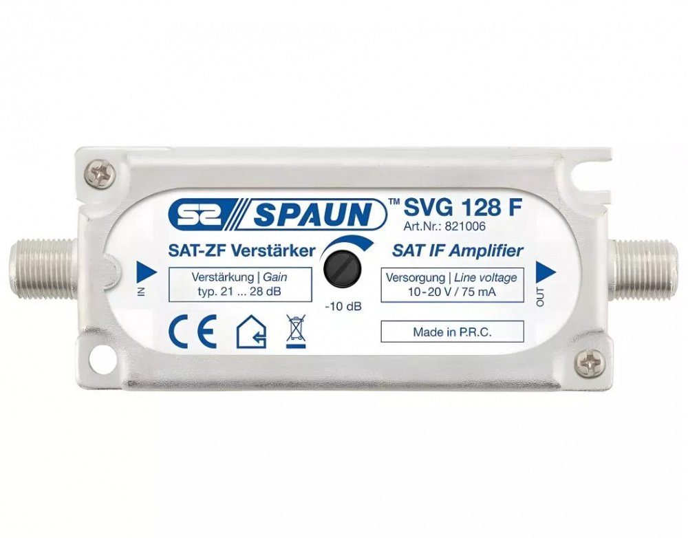 SVG SAT 128 Verstärker ZF Spaun ferngespeist F Spaun Verstärker