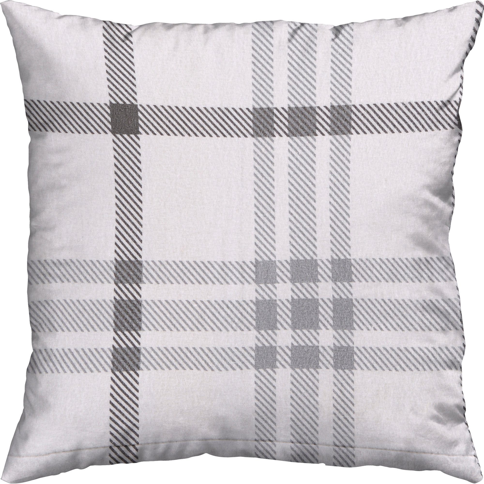 Erwin Müller Kissenbezug Kuschelkissenbezug, Karo günstig online kaufen