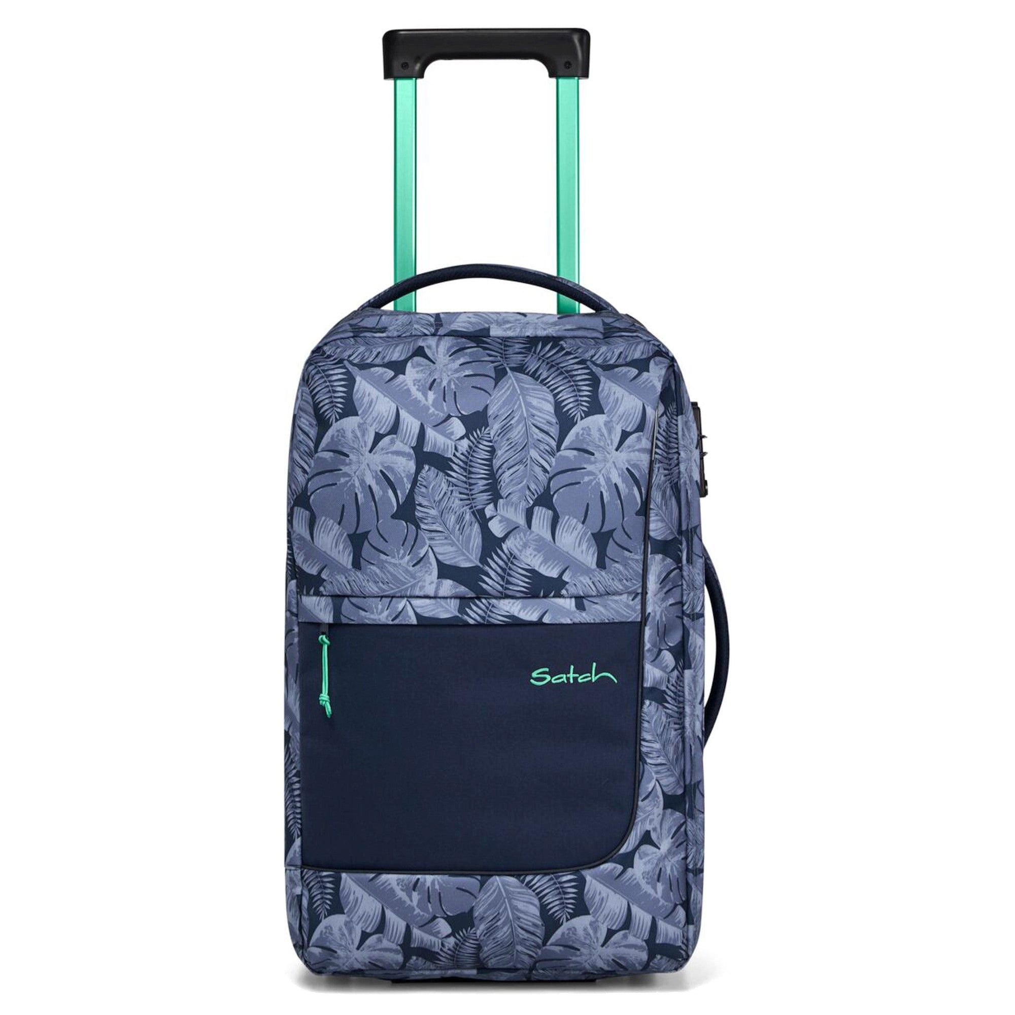 Satch Handgepäck-Trolley Flow - 2-Rollen Kabinentrolley S 54 cm (tropic blue)