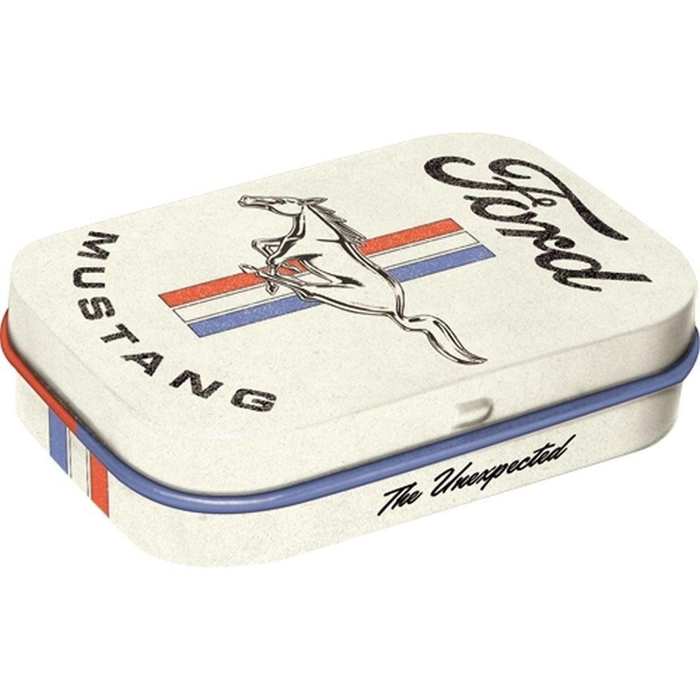 Nostalgic-Art Pillendose Pillendose - Ford - Ford Mustang Horse & Stripes Logo