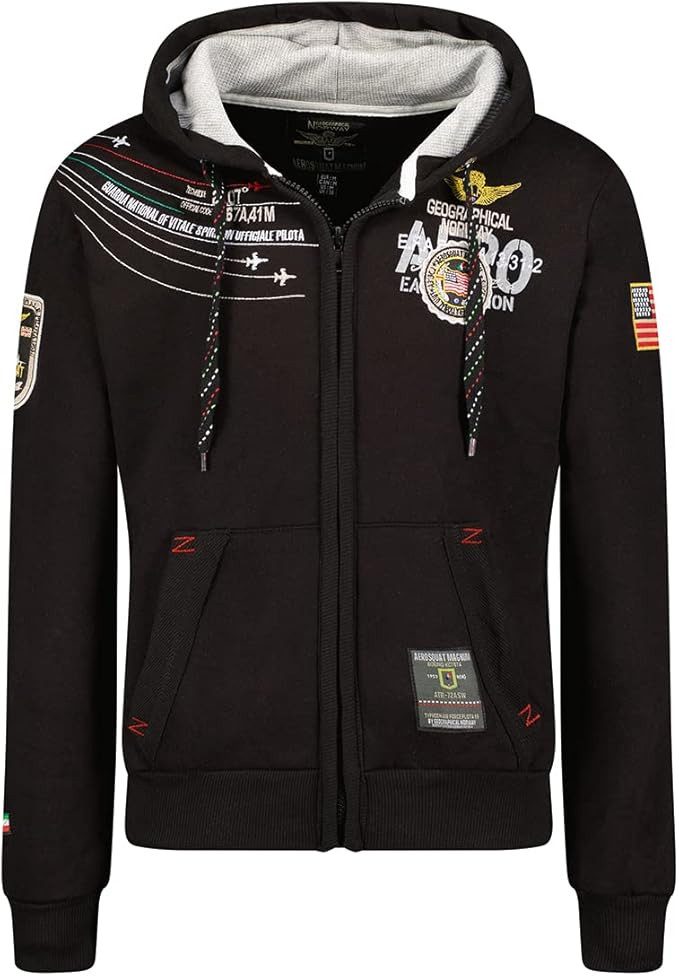 Geographical Norway Hoodie Jacke Kapuzenpullover Sweater Damen Herren Pullover -PREMIUM EDITION- CASUAL & MODERN - PREMIUM KOMFORT - NACHHALTIG - UNISEX